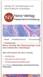 Mobile Screenshot of nora-verlag.com