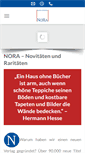 Mobile Screenshot of nora-verlag.de