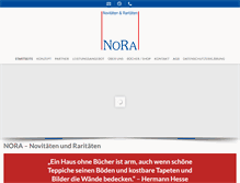 Tablet Screenshot of nora-verlag.de
